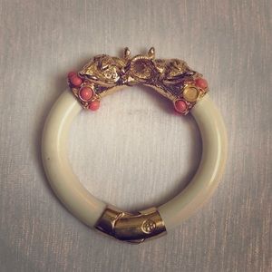 Tory Burch elephant bangle bracelet